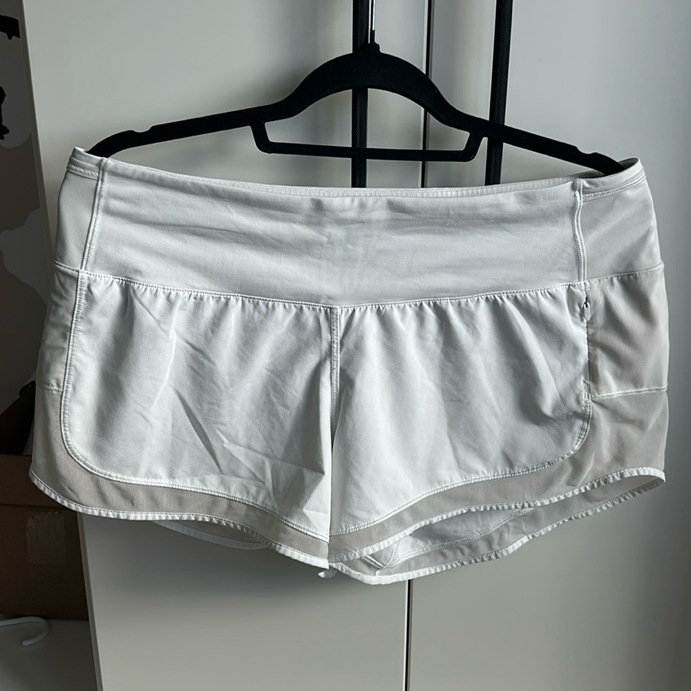 Lululemon white shorts, size 10